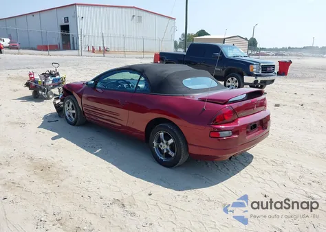 2001 Mitsubishi Eclipse Spyder Gs from USA, damaged, VIN 4A3AE35G31E002887